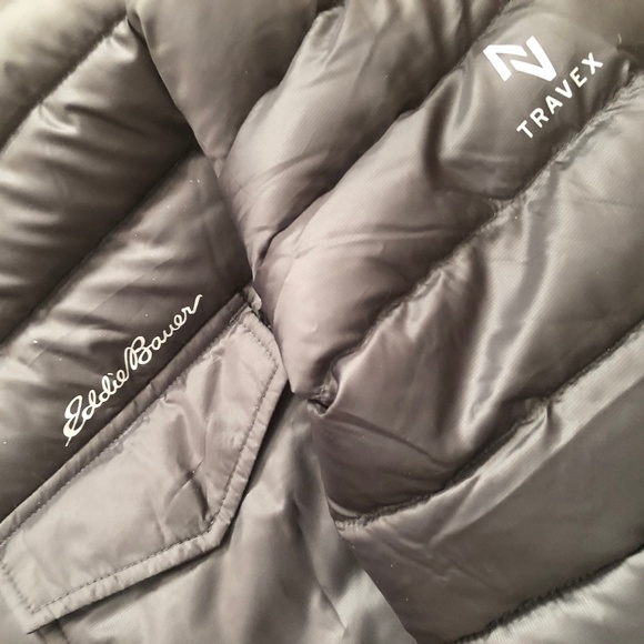 Eddie Bauer Mens Puffer Down Coat - Picture 2 of 7